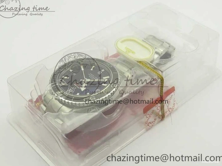 0208 EyeCatching Planet Ocean Professional Ceramic Bezel 45.5mm 1:1 VSF Best Edition Silver Markers on SS Bracelet A8500 Super Clone 8050